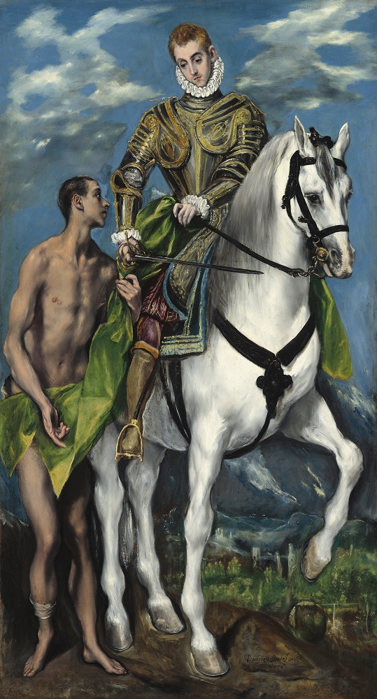 El Greco San Martín y el mendigo